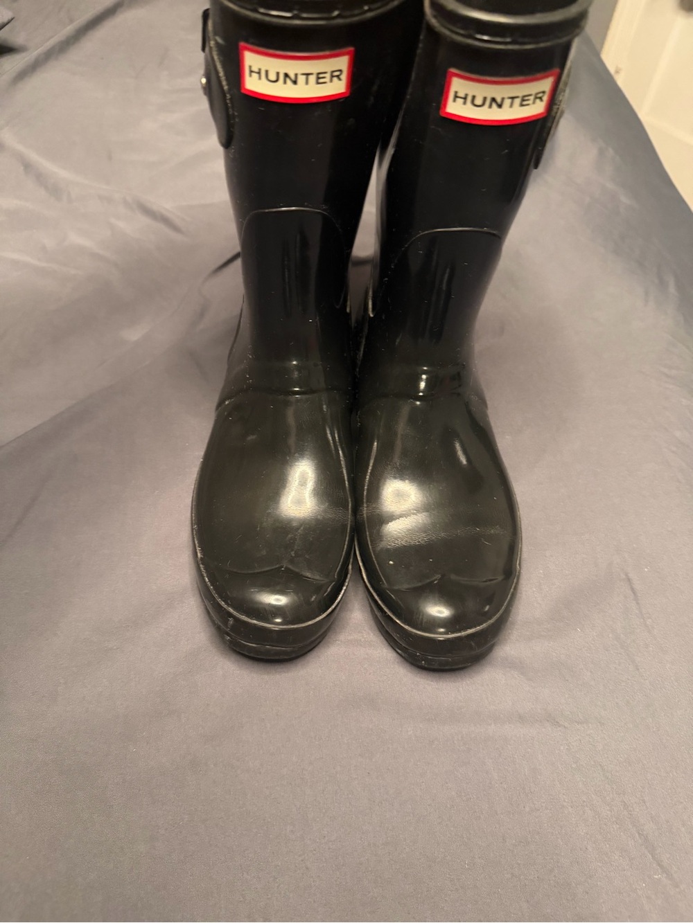Hunter Women’s Black Gloss Rain Boots